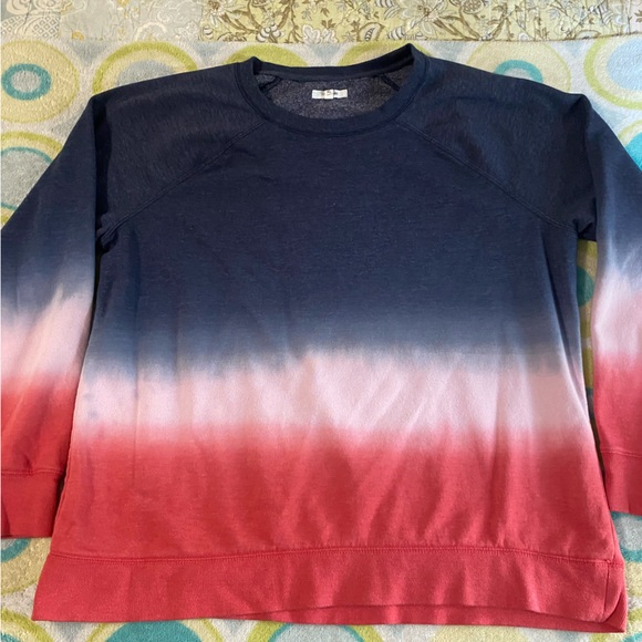 Maunces Women’s XL Ombré Rocket Pop Sweatshirt - Picture 1 of 4